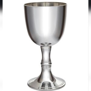 Elegant Wentworth Pewter Large Wine Goblet New